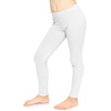 image:imageSTRETCH IS COMFORT Leggings for Girls 3 Pack Stretch Girls Leggings Pants  Soft medium weight knit elastic waist Girl Pants under dresses skirts school Toddler Leggings Black Leggings GirlsHeather Gray