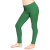 image:imageSTRETCH IS COMFORT Leggings for Girls 3 Pack Stretch Girls Leggings Pants  Soft medium weight knit elastic waist Girl Pants under dresses skirts school Toddler Leggings Black Leggings GirlsHunter Green