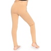 image:imageSTRETCH IS COMFORT Leggings for Girls 3 Pack Stretch Girls Leggings Pants  Soft medium weight knit elastic waist Girl Pants under dresses skirts school Toddler Leggings Black Leggings GirlsBeige