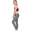 image:imageSTRETCH IS COMFORT Leggings for Girls 3 Pack Stretch Girls Leggings Pants  Soft medium weight knit elastic waist Girl Pants under dresses skirts school Toddler Leggings Black Leggings GirlsDenim Black