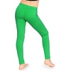image:imageSTRETCH IS COMFORT Leggings for Girls 3 Pack Stretch Girls Leggings Pants  Soft medium weight knit elastic waist Girl Pants under dresses skirts school Toddler Leggings Black Leggings GirlsKelly Green