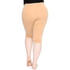image:imageSTRETCH IS COMFORT Oh So Soft Plus Size Capri Leggings for Women  Knee Length or Full Length Black Capri Leggings for WomenBeige