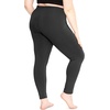 image:imageSTRETCH IS COMFORT Oh So Soft Plus Size Capri Leggings for Women  Knee Length or Full Length Black Capri Leggings for WomenBlack