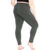 image:imageSTRETCH IS COMFORT Oh So Soft Plus Size Capri Leggings for Women  Knee Length or Full Length Black Capri Leggings for WomenCharcoal Gray
