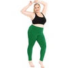 image:imageSTRETCH IS COMFORT Oh So Soft Plus Size Capri Leggings for Women  Knee Length or Full Length Black Capri Leggings for WomenKelly Green