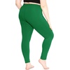 image:imageSTRETCH IS COMFORT Oh So Soft Plus Size Capri Leggings for Women  Knee Length or Full Length Black Capri Leggings for WomenKelly Green