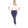 image:imageSTRETCH IS COMFORT Oh So Soft Plus Size Capri Leggings for Women  Knee Length or Full Length Black Capri Leggings for WomenNavy Ribbed