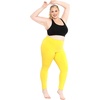image:imageSTRETCH IS COMFORT Oh So Soft Plus Size Capri Leggings for Women  Knee Length or Full Length Black Capri Leggings for WomenYellow