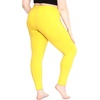 image:imageSTRETCH IS COMFORT Oh So Soft Plus Size Capri Leggings for Women  Knee Length or Full Length Black Capri Leggings for WomenYellow