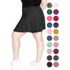 image:imageSTRETCH IS COMFORT Plus Size Shorts Women Flowy Wide Leg Summer Shorts for Curvy Women Casual Lightweight with PocketsBlack