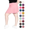 image:imageSTRETCH IS COMFORT Plus Size Shorts Women Flowy Wide Leg Summer Shorts for Curvy Women Casual Lightweight with PocketsLight Pink