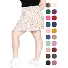 image:imageSTRETCH IS COMFORT Plus Size Shorts Women Flowy Wide Leg Summer Shorts for Curvy Women Casual Lightweight with PocketsPink Rose Vine