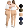 image:imageSTRETCH IS COMFORT PullOn Womens and Plus Size Jeggings High Waist Stretchy Jeans Cotton Blend Basic Denim Leggings  XS5XLBeige