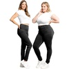 image:imageSTRETCH IS COMFORT PullOn Womens and Plus Size Jeggings High Waist Stretchy Jeans Cotton Blend Basic Denim Leggings  XS5XLBlack