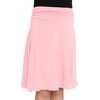 image:imageSTRETCH IS COMFORT Skirt for Girls Flowy Midi Knee amp Ankle Length with Pockets with Ruched Waistband  Black Skirt for GirlsLight Pink