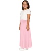 image:imageSTRETCH IS COMFORT Skirt for Girls Flowy Midi Knee amp Ankle Length with Pockets with Ruched Waistband  Black Skirt for GirlsLight Pink
