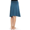 image:imageSTRETCH IS COMFORT Skirt for Girls Flowy Midi Knee amp Ankle Length with Pockets with Ruched Waistband  Black Skirt for GirlsTeal