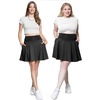 image:imageSTRETCH IS COMFORT Skorts for Women with Pockets Golf Skirts for Women  Builtin shorts high waist pleated style 79 polyester 21 spandex pickleball tennis skirt athletic skirt black skirtBlack