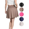image:imageSTRETCH IS COMFORT Skorts for Women with Pockets Golf Skirts for Women  Builtin shorts high waist pleated style 79 polyester 21 spandex pickleball tennis skirt athletic skirt black skirtMocha