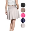 image:imageSTRETCH IS COMFORT Skorts for Women with Pockets Golf Skirts for Women  Builtin shorts high waist pleated style 79 polyester 21 spandex pickleball tennis skirt athletic skirt black skirtOffwhite