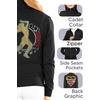 image:imageSTRETCH IS COMFORT Sparkle Dance Warm Up Jacket for Girls and Women  Glitter Performance Studio Competition Zip LayerBrown Leopard