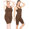 image:imageSTRETCH IS COMFORT Teamwear Womens Regular and Plus Size Cotton Tank UnitardBrown