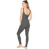 image:imageSTRETCH IS COMFORT Teamwear Womens Regular and Plus Size Cotton Tank UnitardCharcoal Gray