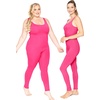 image:imageSTRETCH IS COMFORT Teamwear Womens Regular and Plus Size Cotton Tank UnitardHot Pink