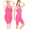 image:imageSTRETCH IS COMFORT Teamwear Womens Regular and Plus Size Cotton Tank UnitardHot Pink