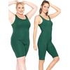 image:imageSTRETCH IS COMFORT Teamwear Womens Regular and Plus Size Cotton Tank UnitardHunter Green