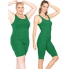 image:imageSTRETCH IS COMFORT Teamwear Womens Regular and Plus Size Cotton Tank UnitardKelly Green