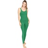image:imageSTRETCH IS COMFORT Teamwear Womens Regular and Plus Size Cotton Tank UnitardKelly Green