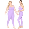 image:imageSTRETCH IS COMFORT Teamwear Womens Regular and Plus Size Cotton Tank UnitardLavender