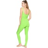 image:imageSTRETCH IS COMFORT Teamwear Womens Regular and Plus Size Cotton Tank UnitardLime Green