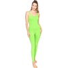 image:imageSTRETCH IS COMFORT Teamwear Womens Regular and Plus Size Cotton Tank UnitardLime Green