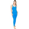 image:imageSTRETCH IS COMFORT Teamwear Womens Regular and Plus Size Cotton Tank UnitardOcean Blue