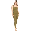 image:imageSTRETCH IS COMFORT Teamwear Womens Regular and Plus Size Cotton Tank UnitardOlive Green