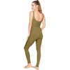 image:imageSTRETCH IS COMFORT Teamwear Womens Regular and Plus Size Cotton Tank UnitardOlive Green