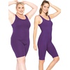 image:imageSTRETCH IS COMFORT Teamwear Womens Regular and Plus Size Cotton Tank UnitardPurple