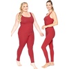 image:imageSTRETCH IS COMFORT Teamwear Womens Regular and Plus Size Cotton Tank UnitardRed