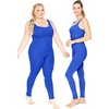 image:imageSTRETCH IS COMFORT Teamwear Womens Regular and Plus Size Cotton Tank UnitardRoyal Blue