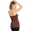 image:imageSTRETCH IS COMFORT Tube Tops for Women Cotton Bandeau Top White Tube Top  Soft stretch blend elongated coverage layering under jackets plus size tube top black tube top strapless tops for womenBrown