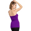 image:imageSTRETCH IS COMFORT Tube Tops for Women Cotton Bandeau Top White Tube Top  Soft stretch blend elongated coverage layering under jackets plus size tube top black tube top strapless tops for womenPurple