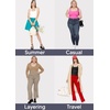 image:imageSTRETCH IS COMFORT Womens and Plus DoubleLayered Tank Top  MidLength Sleek and Modern for Everyday Wear  S5XLBright Pink