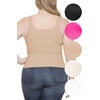image:imageSTRETCH IS COMFORT Womens and Plus DoubleLayered Tank Top  MidLength Sleek and Modern for Everyday Wear  S5XLTan