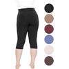 image:imageSTRETCH IS COMFORT Womens and Plus Size Ultra Flex Leggings  Knee amp AnkleBlack