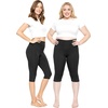 image:imageSTRETCH IS COMFORT Womens and Plus Size Ultra Flex Leggings  Knee amp AnkleBlack