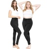 image:imageSTRETCH IS COMFORT Womens and Plus Size Ultra Flex Leggings  Knee amp AnkleBlack
