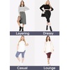 image:imageSTRETCH IS COMFORT Womens and Plus Size Ultra Flex Leggings  Knee amp AnkleBurgundy