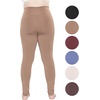 image:imageSTRETCH IS COMFORT Womens and Plus Size Ultra Flex Leggings  Knee amp AnkleMocha